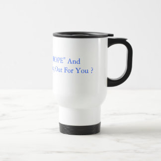 De Voyage "HOPE" et "CHANGE" Reusable Coffee Mug