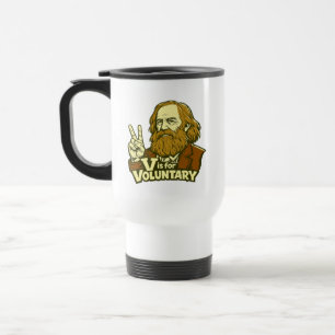 De Voyage Humour libertarien, citation sur la liberté, mug m