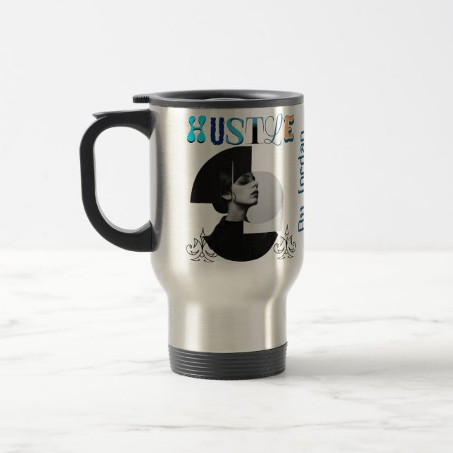 De Voyage Hustle Mug - Motivation matinale Café Cup (Gauche)