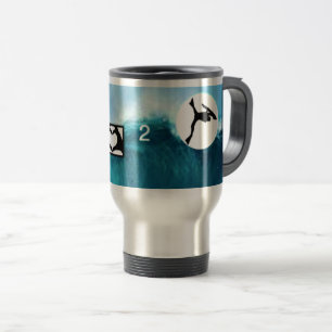 De Voyage I Heart 2 Boog Travel Mug