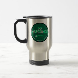 De Voyage I Love Asphalt Travel Mug