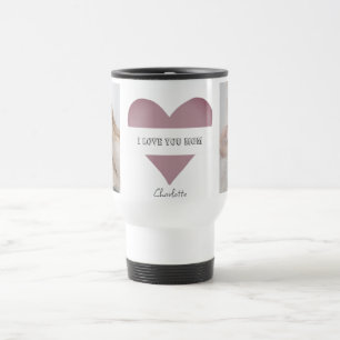 De Voyage I Love You Mom - Photos personnalisées Travel Mug