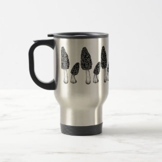 De Voyage Illustration Morel Coffee Mug/ Travel Mug