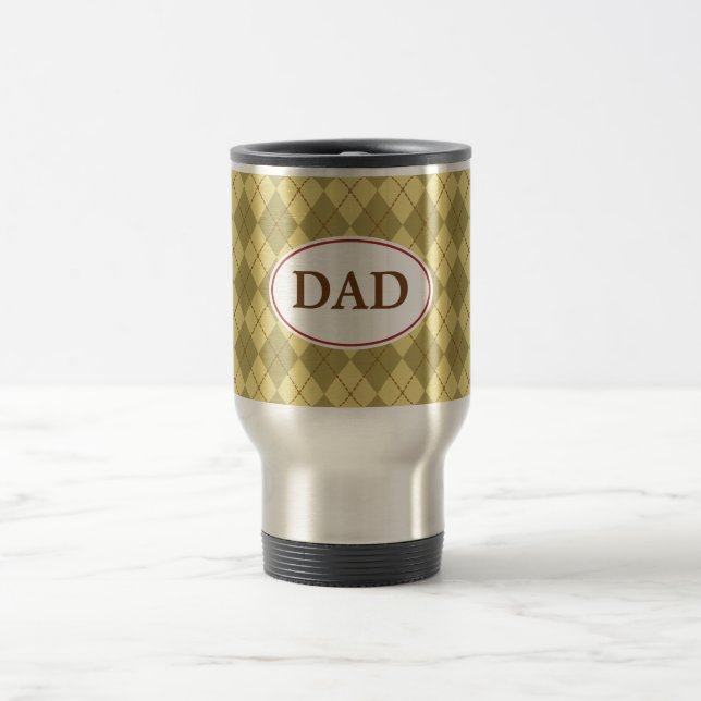De Voyage Jacquard Papa Mug (Centre)