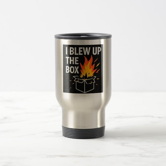 De Voyage J'Ai Éclaté La Boîte À Café Mug (Centre)