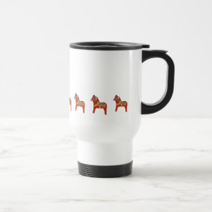 De Voyage Janvier Dala Horse Travel Mug