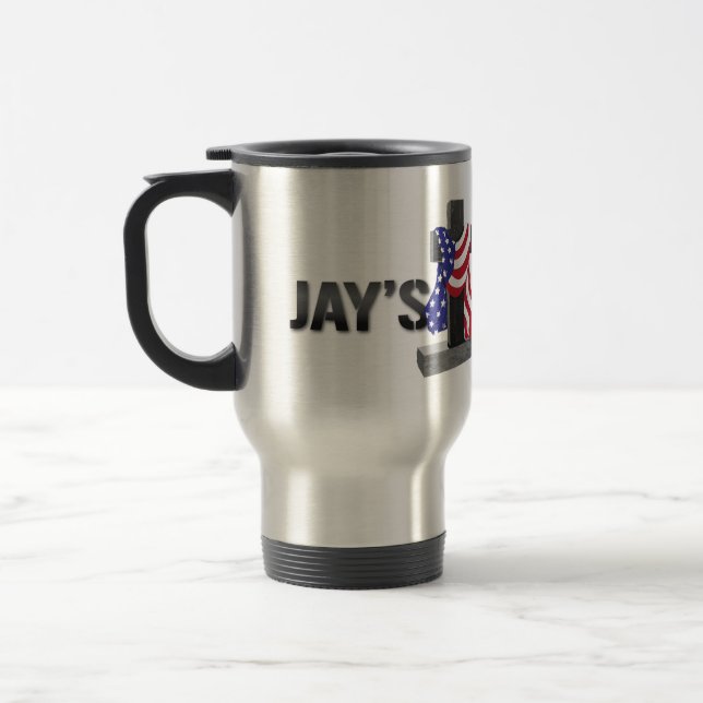De Voyage Jays Cleaning Service Mug (Gauche)