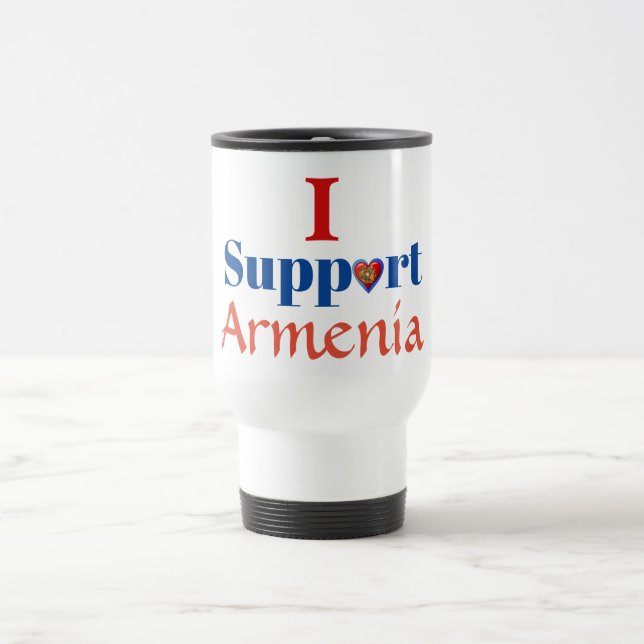 De Voyage Je soutiens l'Arménie Mug (Centre)