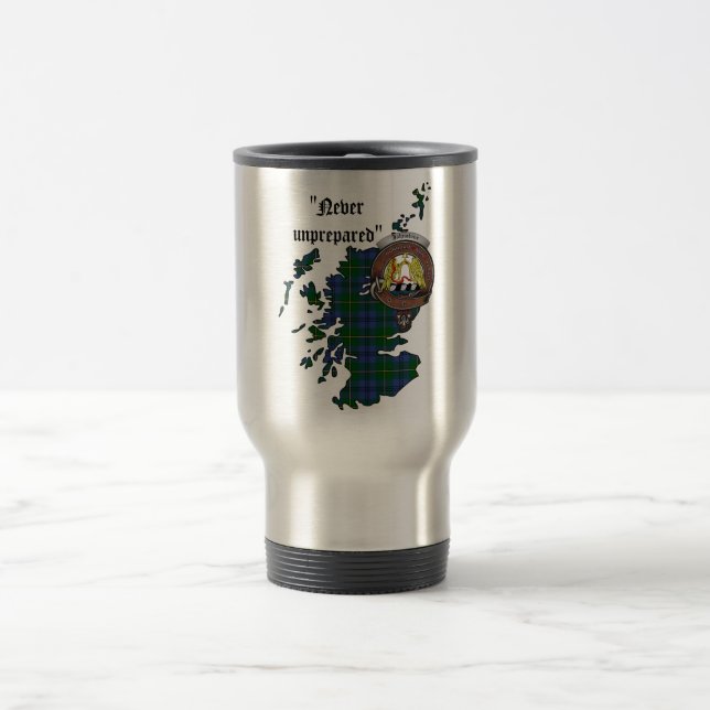 De Voyage Johnstone Clan Badge Travel Mug (Centre)