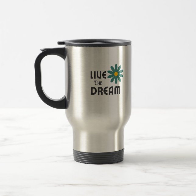De Voyage La Mug Classique, 11 oz Travel Mug (Gauche)