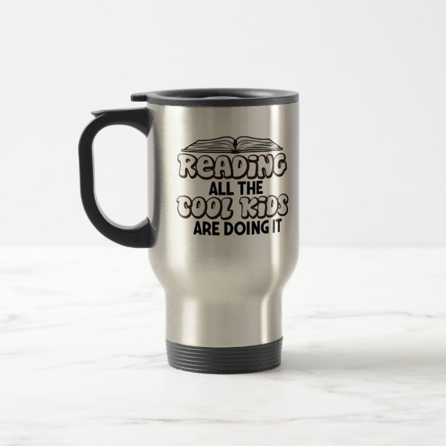 De Voyage Lecture Livre Lover Mug (Gauche)