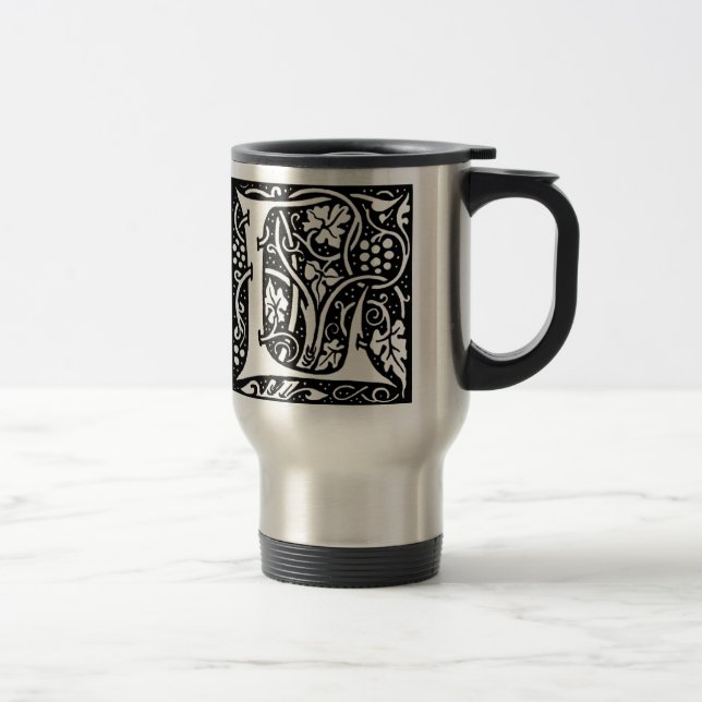 De Voyage Lettre 'L' William Morris Design - Mug (Droit)
