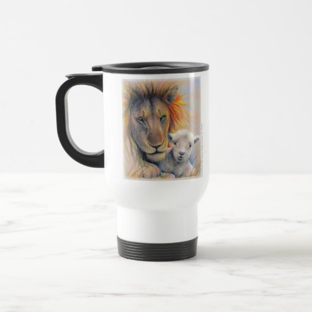 De Voyage "Lion et agneau" Mug voyageur (Gauche)