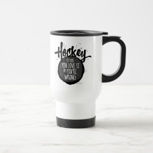 De Voyage Love Hockey Travel Mug