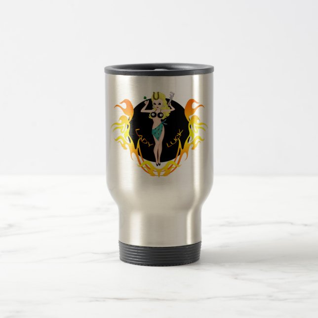 De Voyage Madame Luck Travel Mug (Centre)