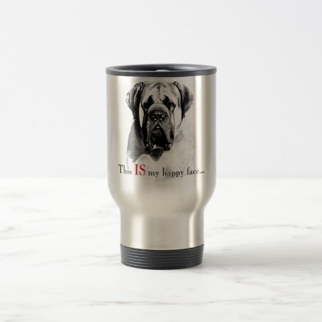 De Voyage Mastiff Happy Face Mug (Centre)