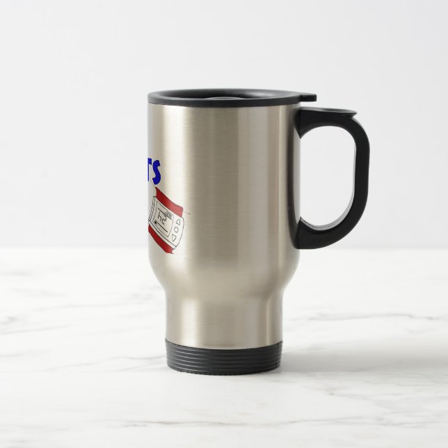 De Voyage Mauvais ajustement Mug en acier inoxydable, 14 oz (Droit)