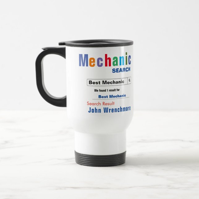 De Voyage Meilleure Mug mécanique sur mesure amusante (Gauche)