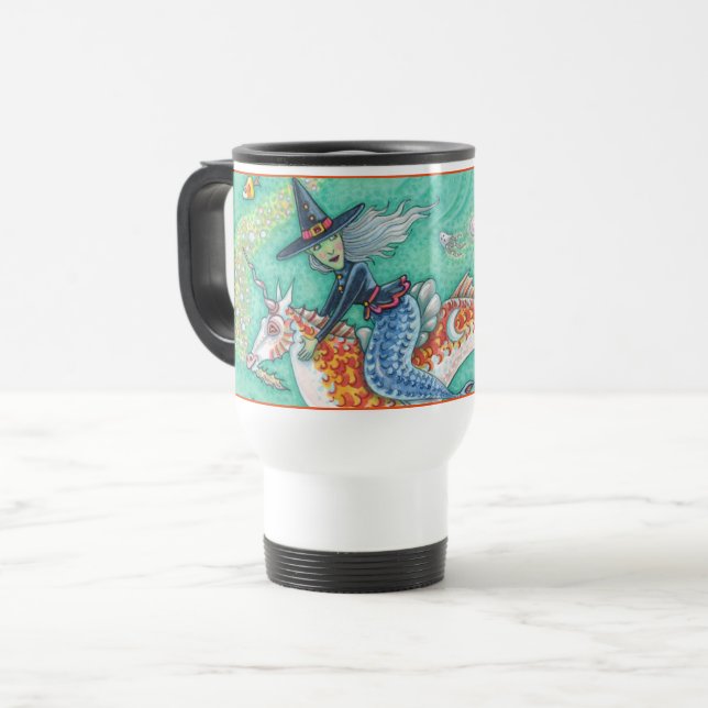 De Voyage MERMAID WITCH, HALLOWEEN MERHORSE COMMUTER MUG Wha (Devant gauche)