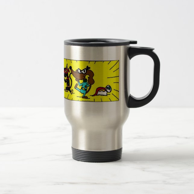 De Voyage Midge Superhero Trio Travel Mug (Droit)