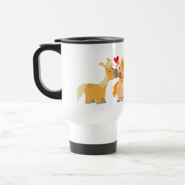 De Voyage Mignonette Poney en Love Travel Mug (Gauche)