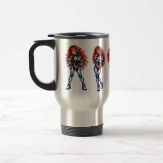 De Voyage Mission accomplie - Mug des filles robots rousses
