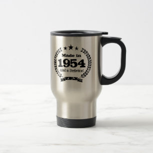 De Voyage Mug à café Vintage 1954 Vieilli à la perfection