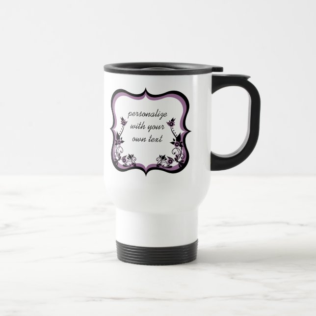 De Voyage Mug à charpente florale Sassy, violet (Droite)