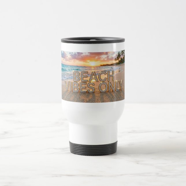 De Voyage Mug Ambiançage Plage Seulement (Centre)