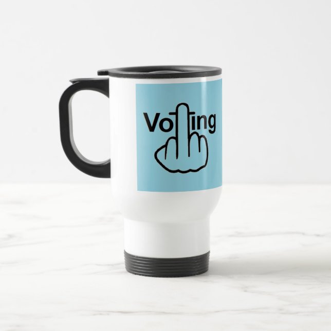 De Voyage Mug Bird Flipping Voting Flip (Gauche)