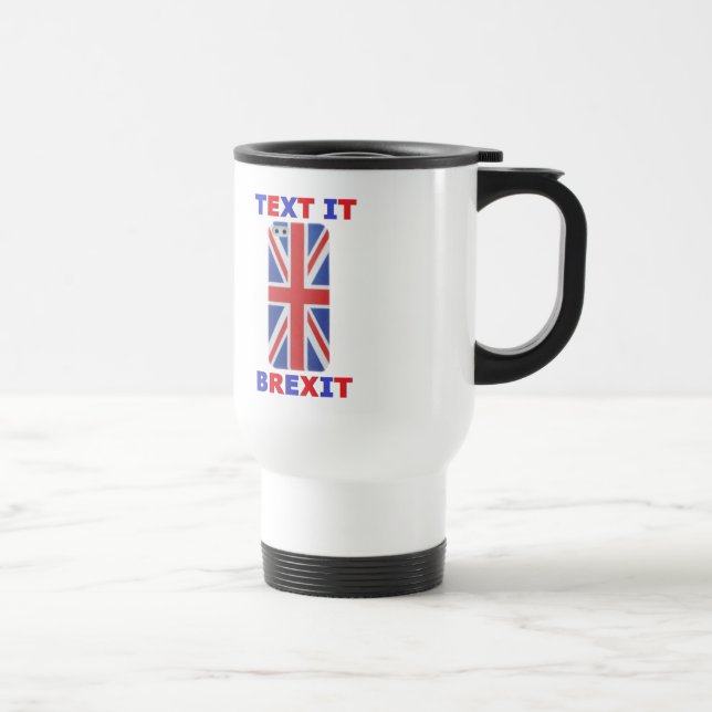 De Voyage Mug Britain Texte it Brexit (Droite)