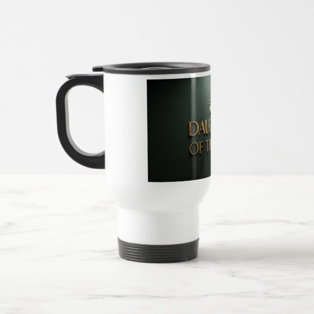 De Voyage Mug chrétien "Fille d'un Roi" (Gauche)