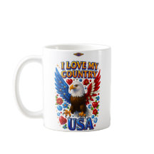 Mug Design : I Love My Country - USA