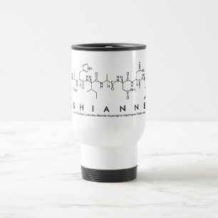 De Voyage Mug du nom du peptide Shianne