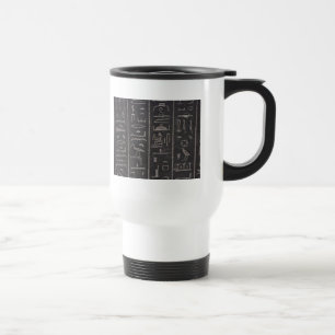 De Voyage Mug égyptien Hiéroglyphes