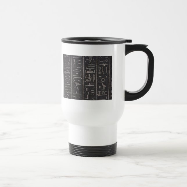 De Voyage Mug égyptien Hiéroglyphes (Droite)
