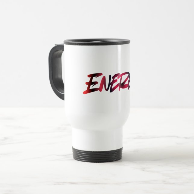 De Voyage Mug ENERGY — Commencez Votre Journée avec Intentio (Devant gauche)