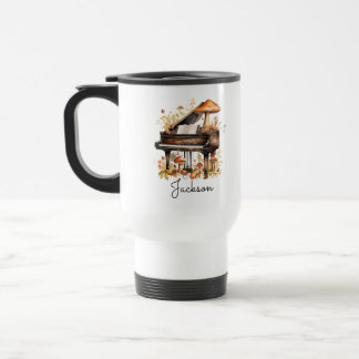De Voyage Mug grand piano personnalisé - Nom personnalisé