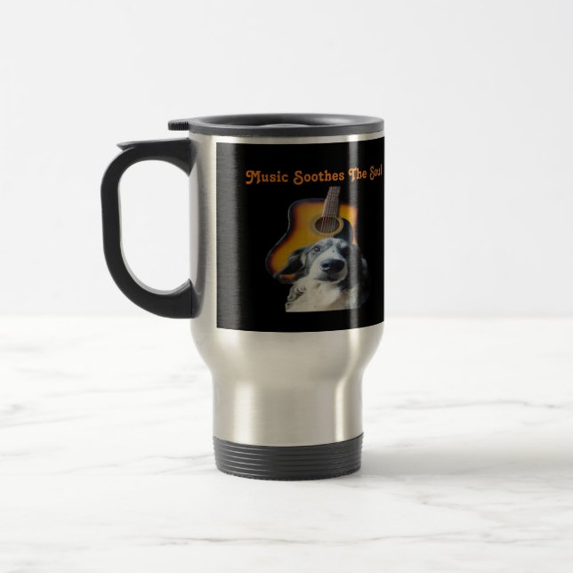 De Voyage Mug Guitar Chien (Gauche)