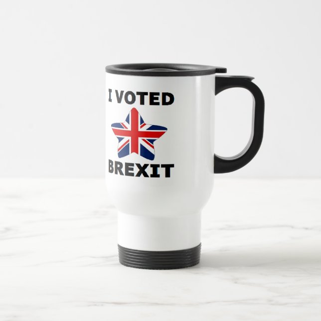 De Voyage Mug I a voté le Brexit (Droite)