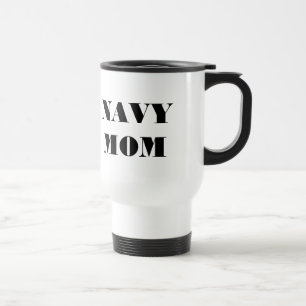 De Voyage Mug Navy Maman