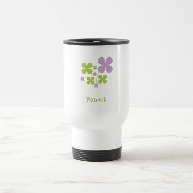 De Voyage Mug Shamrock personnalisable (Centre)