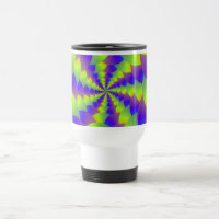 Mug spirale jaune et pourpre