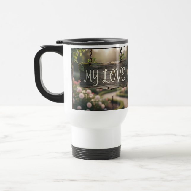 De Voyage My Love Mug | Romantic Coffee Mug Gift for Couples (Gauche)