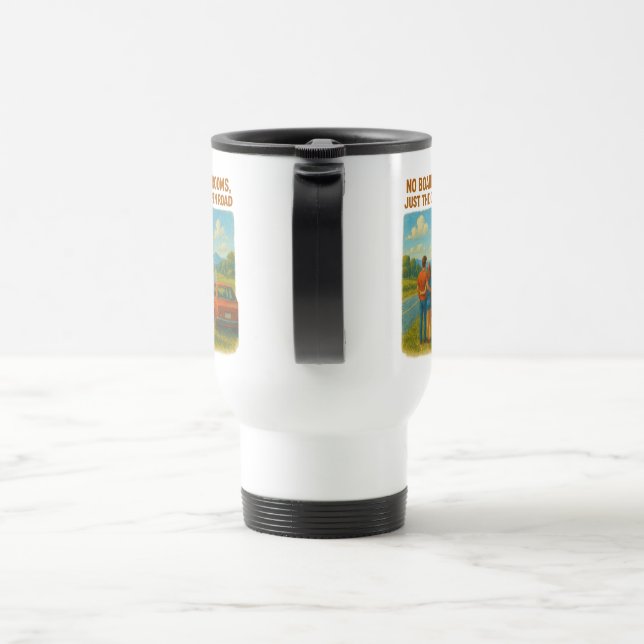 De Voyage No Boardrooms/Open Road Travel Mug | Add Text/Name (Poignée)