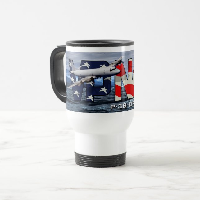 De Voyage P-3B Orion Travel Mug (Devant gauche)