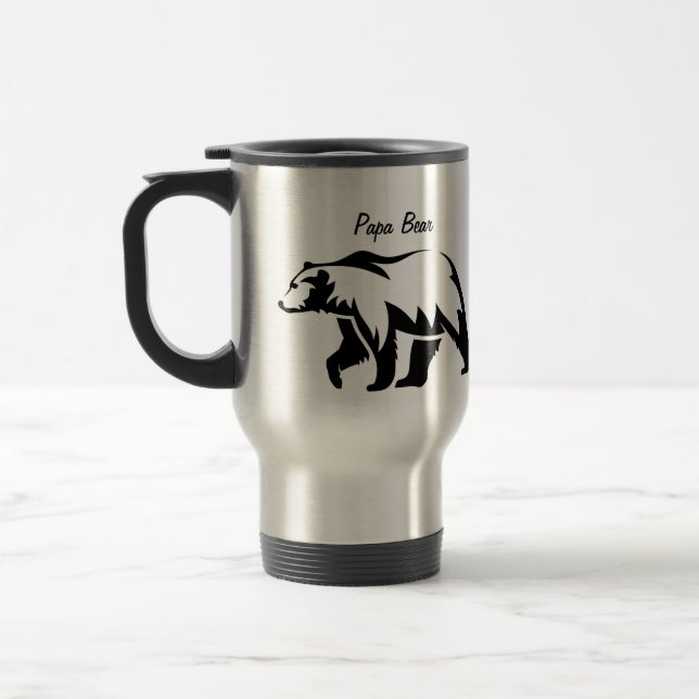 De Voyage Papa Bear Travel Mug (Gauche)