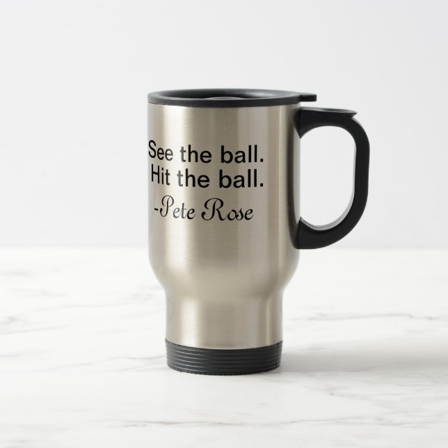 De Voyage Pete Rose, Classique Café Travel mug (Droit)