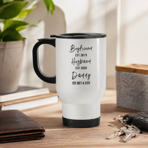 De Voyage Petit ami Mari Papa Mug   Fête des Pères personnal