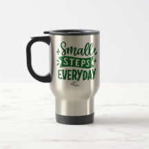 Petits Pas Quotidiens Mug Inspirant